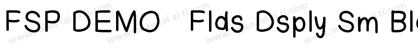 FSP DEMO   Flds Dsply Sm Bld Regula字体转换